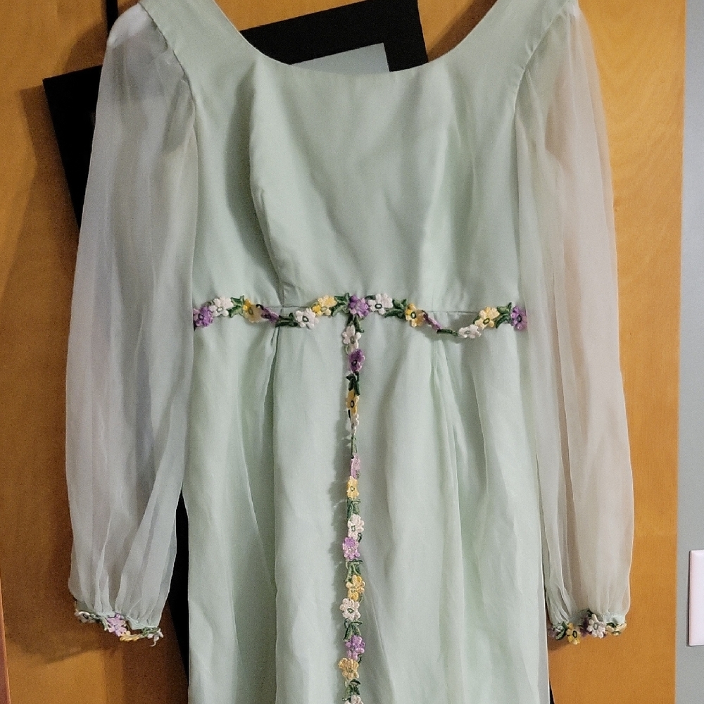 Vintage 1950's Prom Gown Empire Waist